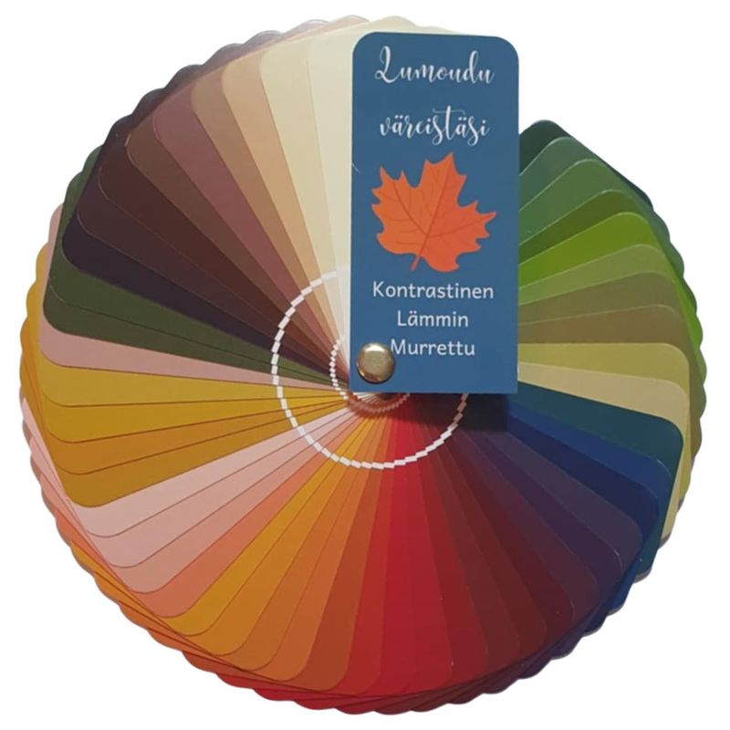 Lumoudu väreistäsi - Kontrastinen - Lämmin - Murrettu (Syksy)
