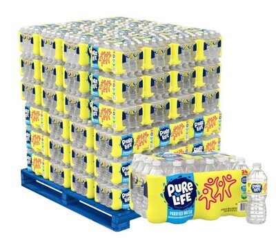 1 Full Pallet Pure Life Purified Water (16.9 fl. oz., 40 pk.) 45cases Free shipping
