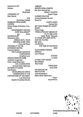 CONTRIBUTORS + WOLVES Poster