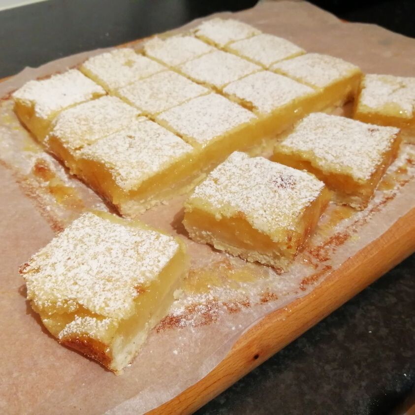Tray bakes: Brownies / Lemon Squares / Chocolate Peanut Butter / Sticky Toffee Pudding