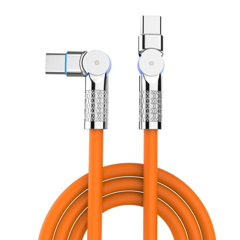 120W USB-C naar USB-C kabel 5A snelladen, compatibel met iPhone 15 / 15 Pro / 15 Pro Max, MacBook Pro/Air, iPad Pro / Mini 6, supersnel opladen voor Galaxy S24 / S24+ / S24 Ultra / S23 / S22, Type-C