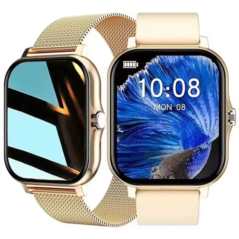 HollandIQ slim Smartwatch Bluetooth Talk, Heren Dames Cadeu