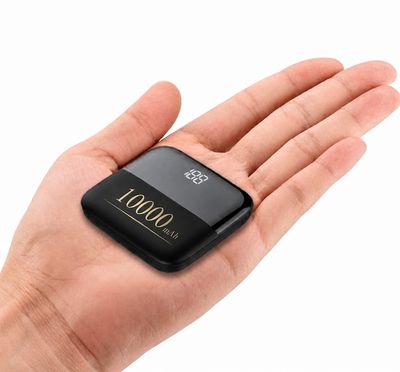 10000Mah Mini Power Bank Led Power Display Poverbank Draagbare Externe Batterij Oplader Powerbank