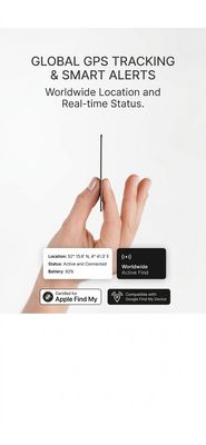  GPS Apple Find my /Google find My tag IP68 Draadloos oplaadbaar Portemonnee tracker 3 kaarten