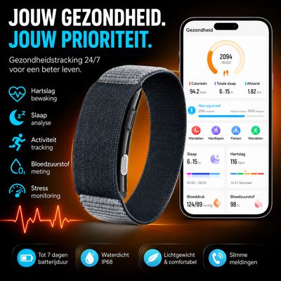VITRO Smartwatch Gezondheidsband  