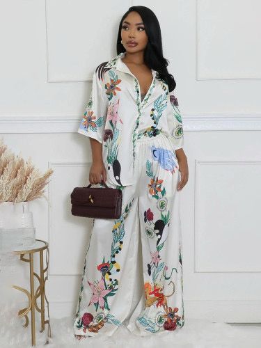 Satin Printed Set