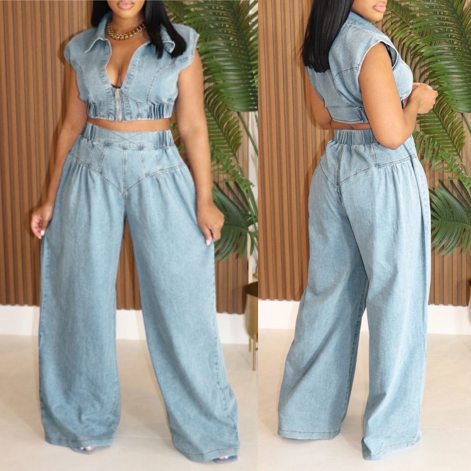 Desi Denim Set
