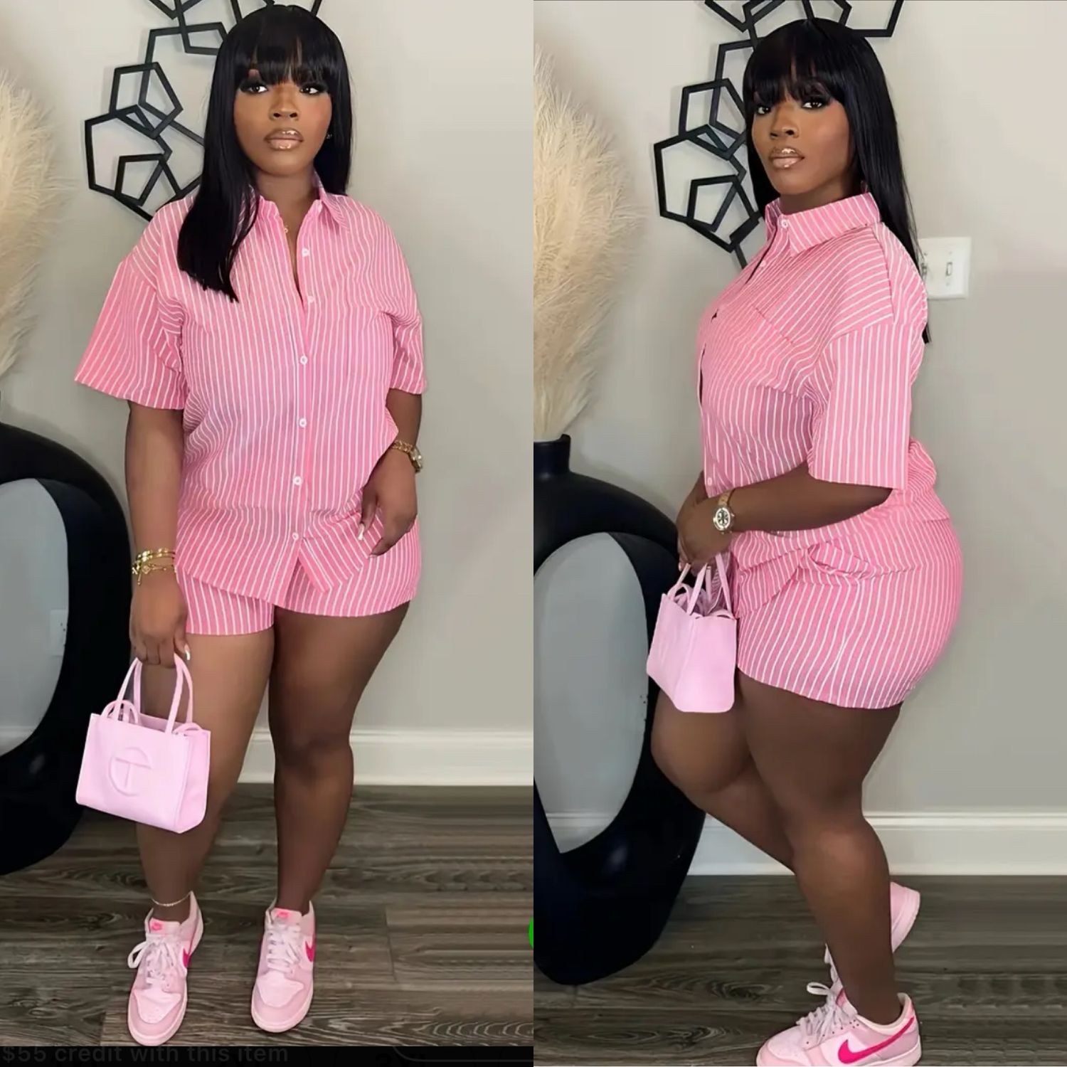 Trendy Striped Set