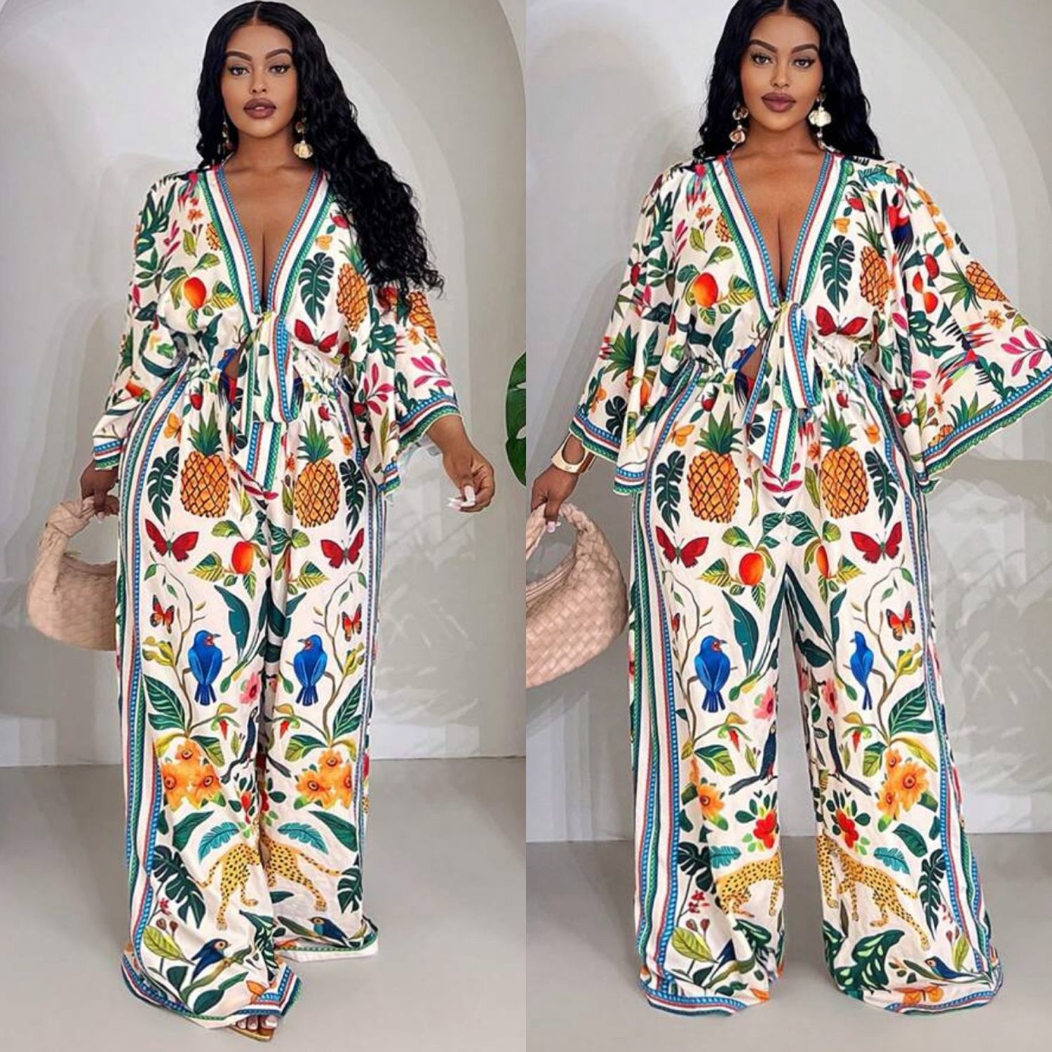 Resort Tie Waist Jumpsuit