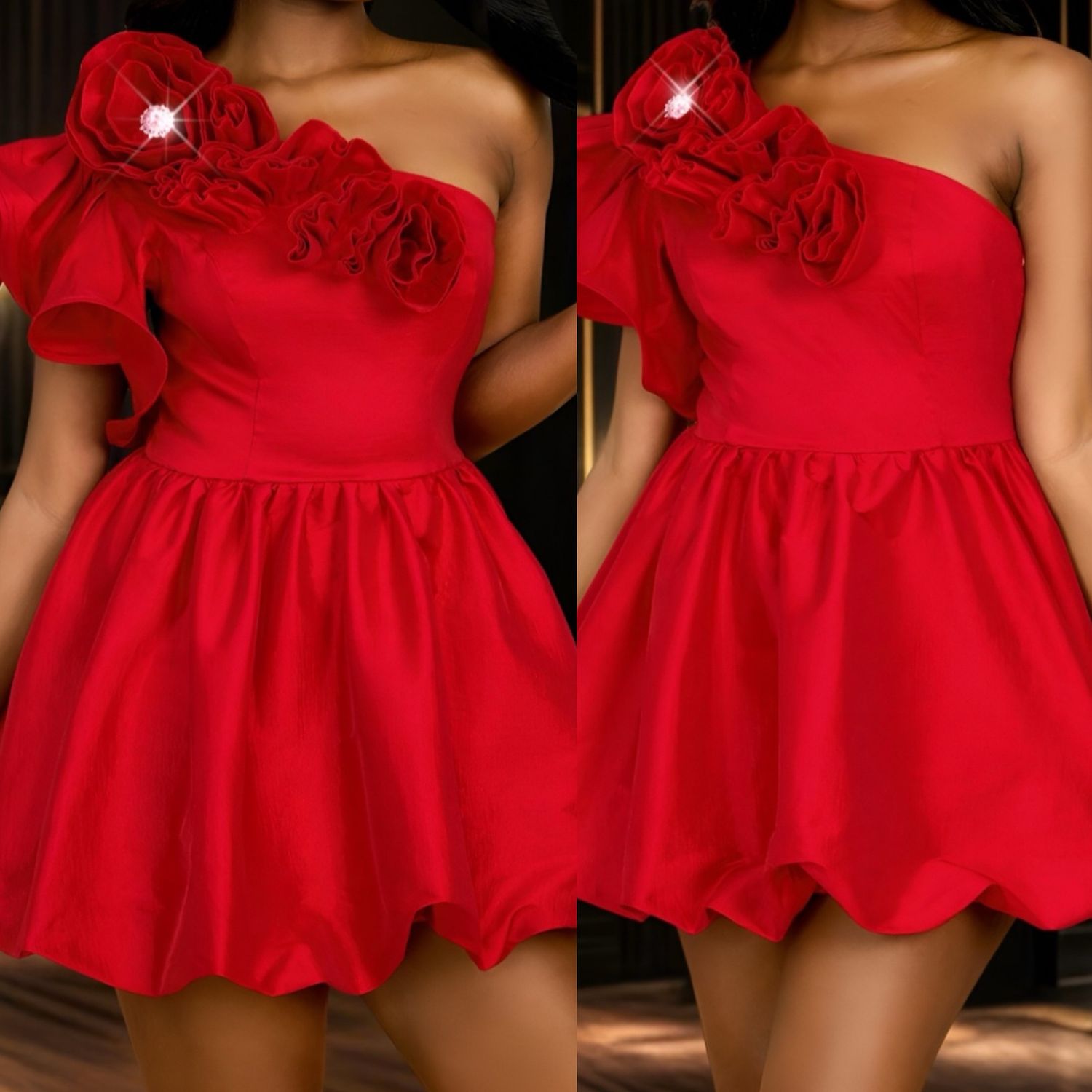 Birthday Behavior Rhinestone Dress