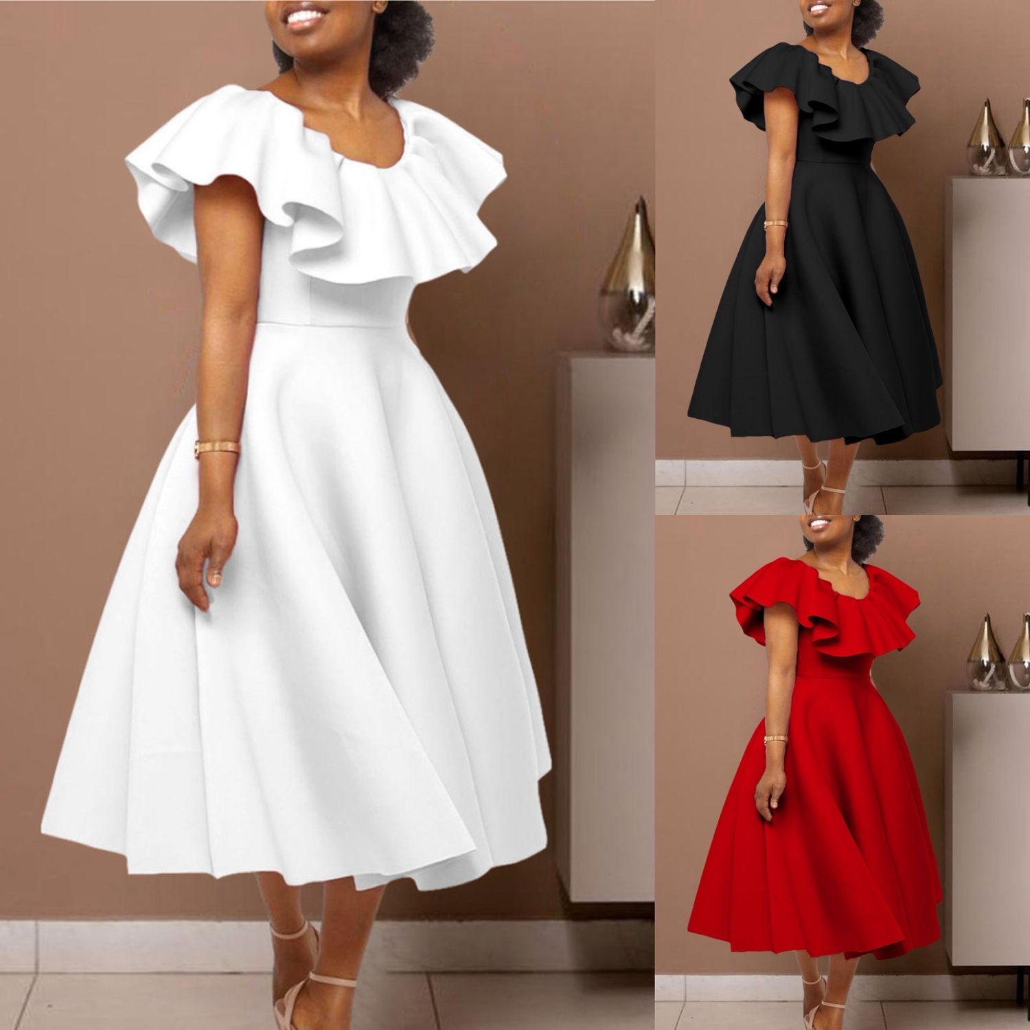 Swing Ruffle Dress