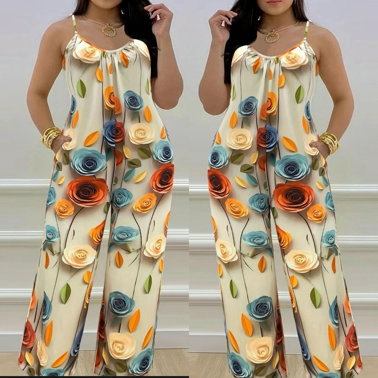 Cami Floral Jumpsuit