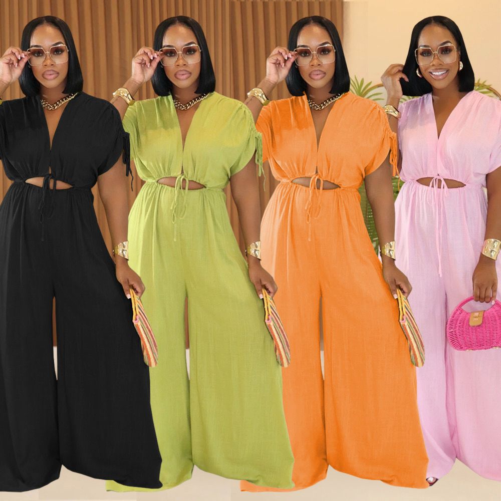Tie Up Jumpsuit