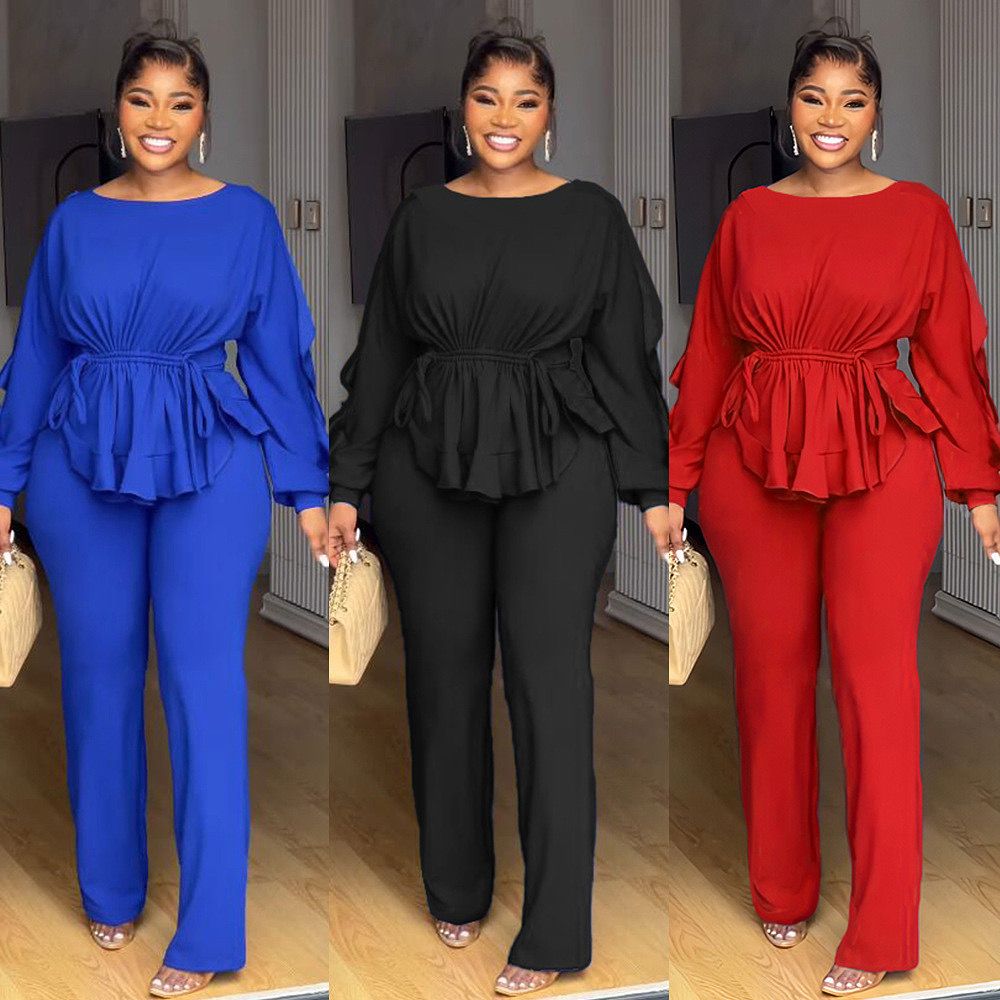 Peplum Pants Set