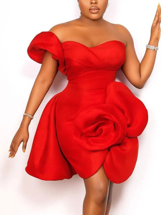 Asymetrical Evening Dress