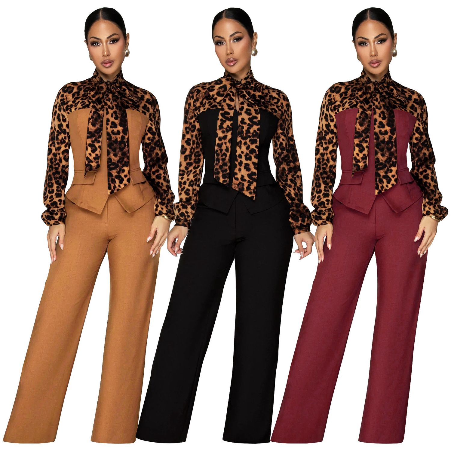 Leopard Necktie Suit