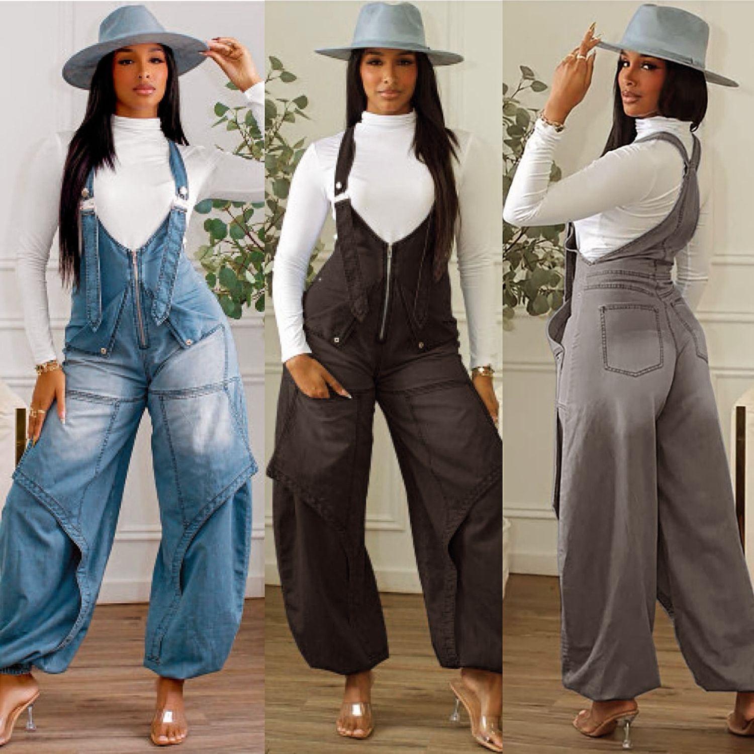 Demi Denim Overall
