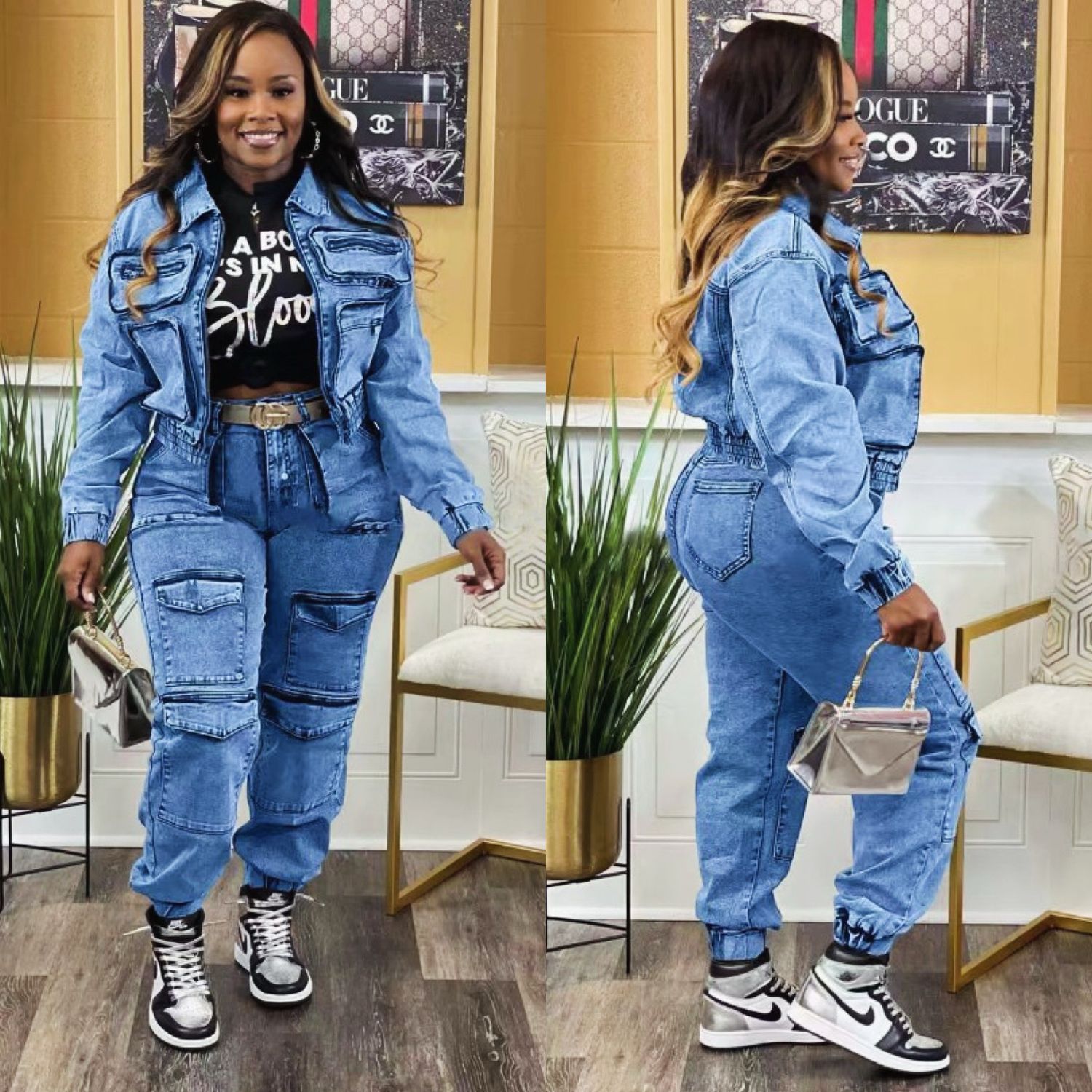 Really Her Denim Set