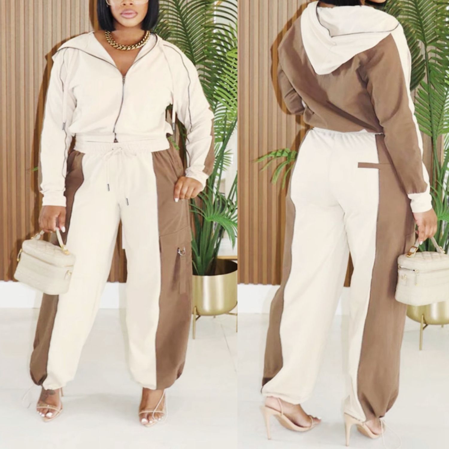 Colorblock Jogger Set