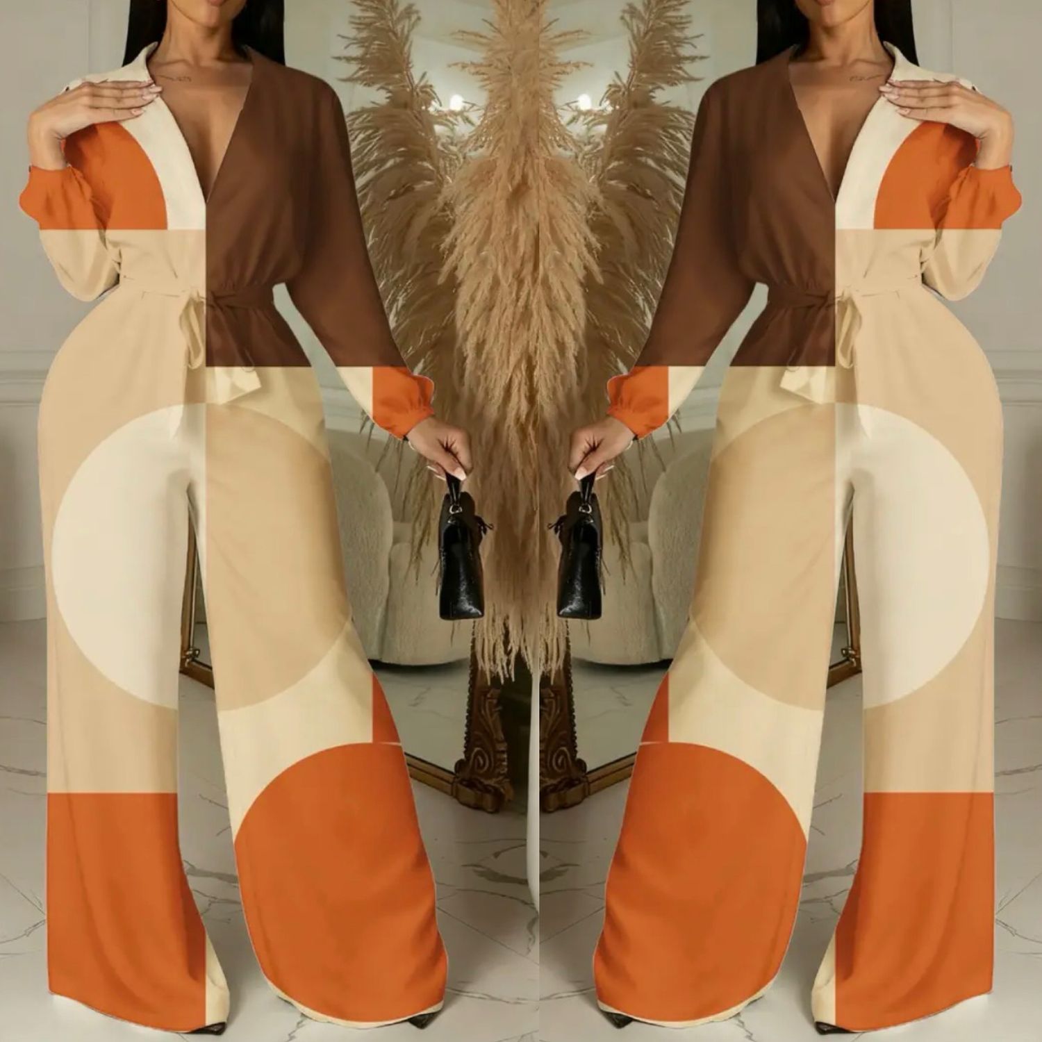 Colorblock Jumpsuit