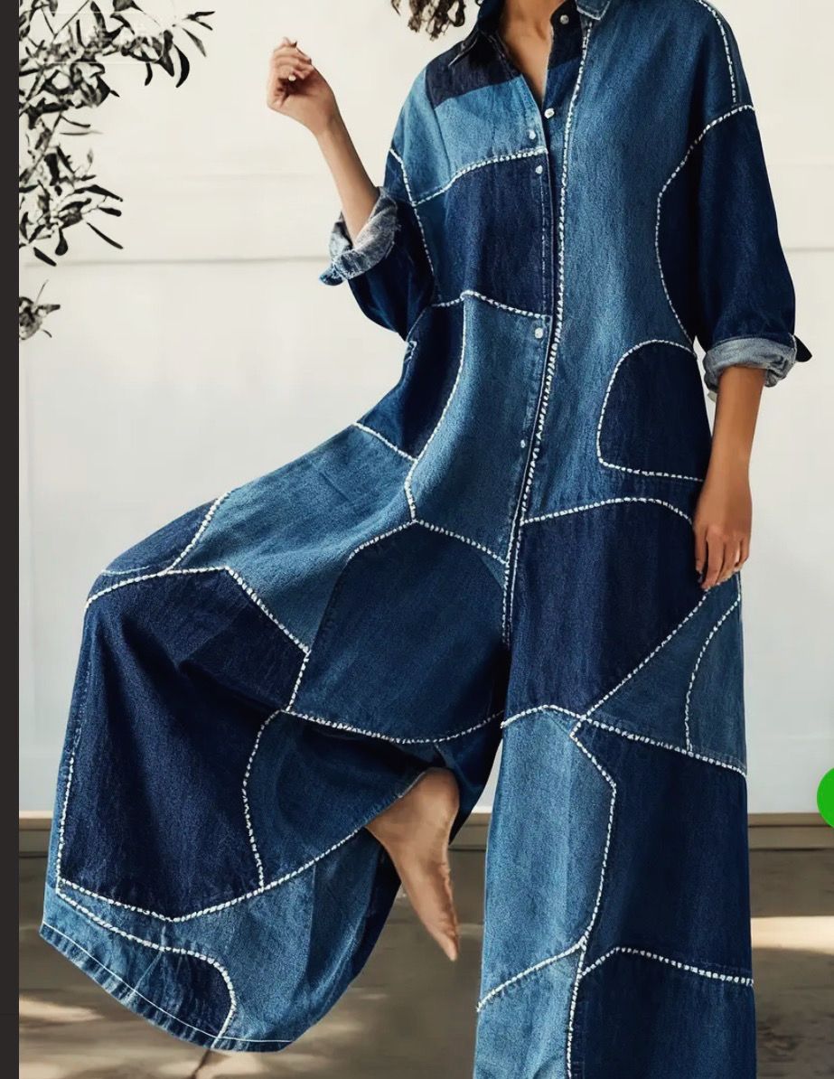 Vintage Denim Jumpsuit