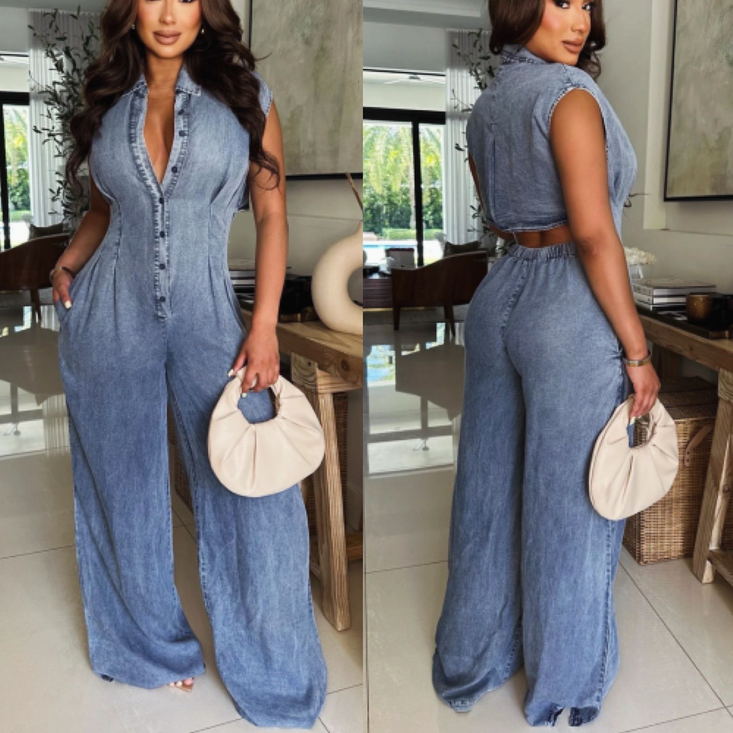 Taylor Denim Jumpsuit