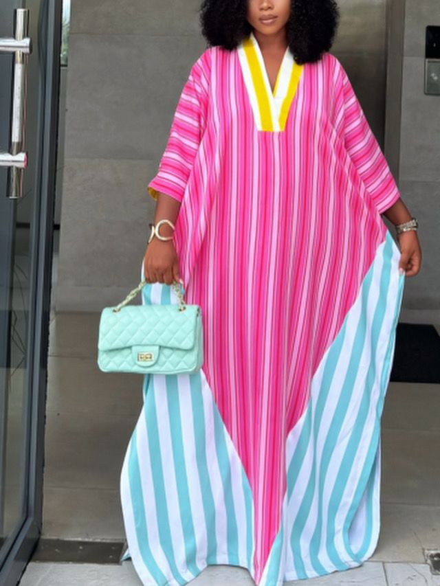 Mia Multicolored Maxidress