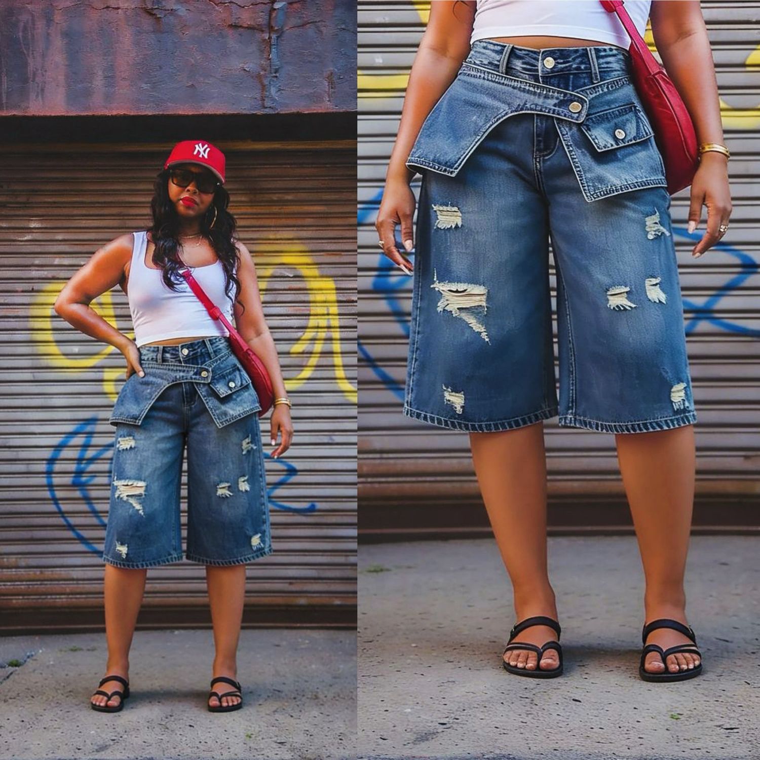 Not Folding Jean Shorts