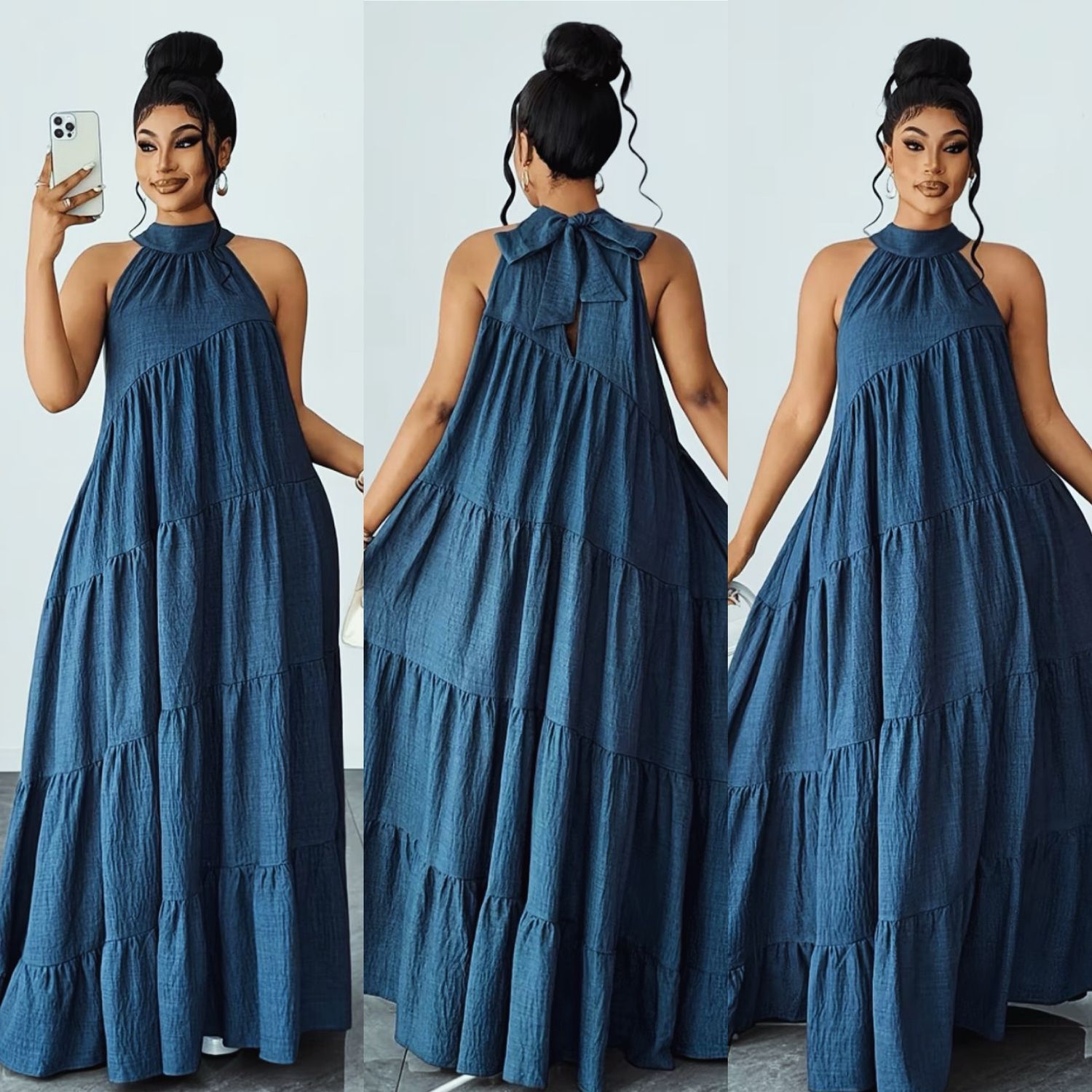 Flowing Ruffle Maxi