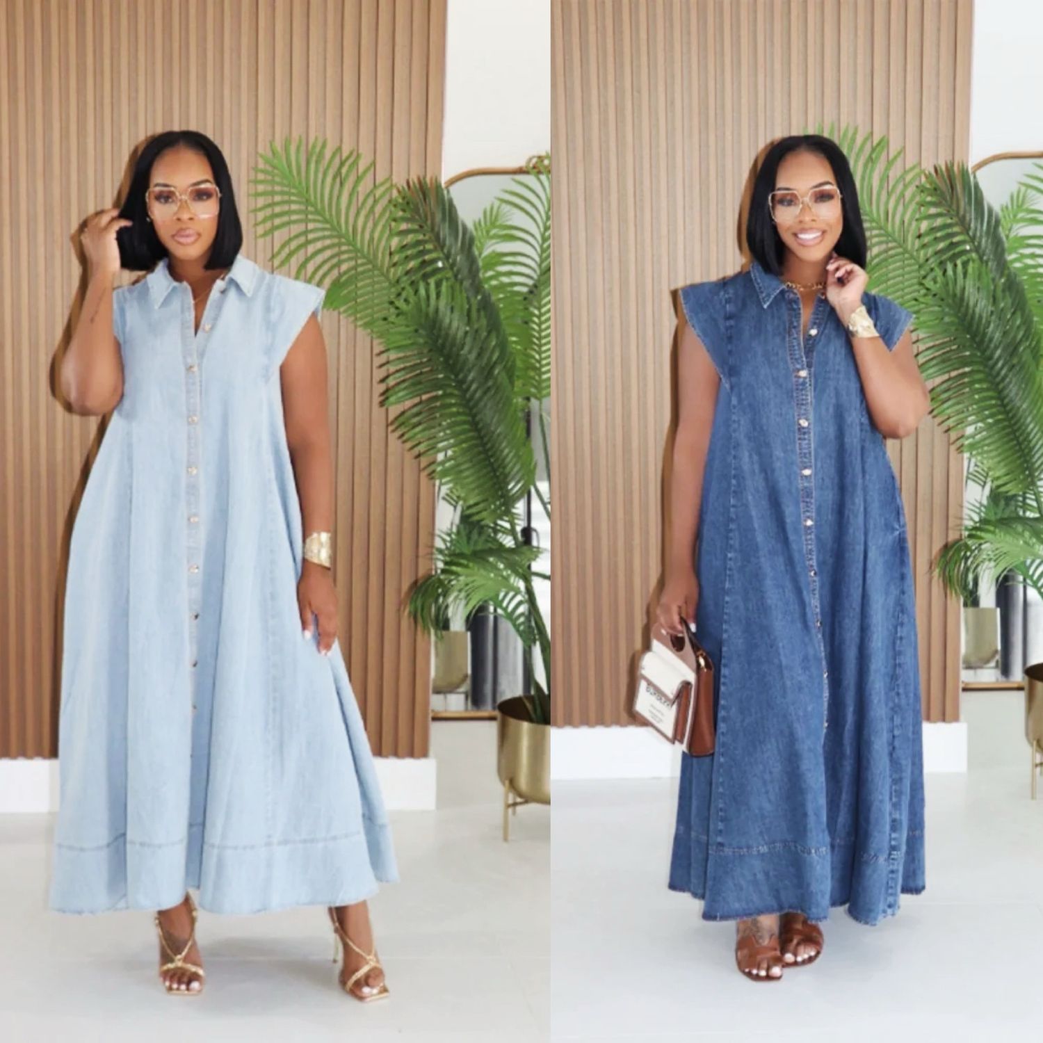 Lapel Loose Maxi