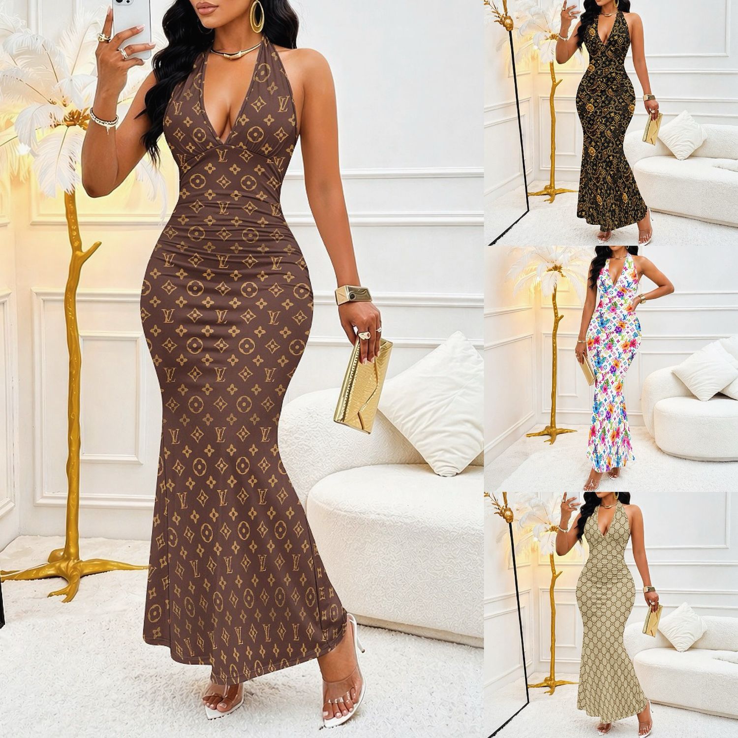 Designer Maxi Dress