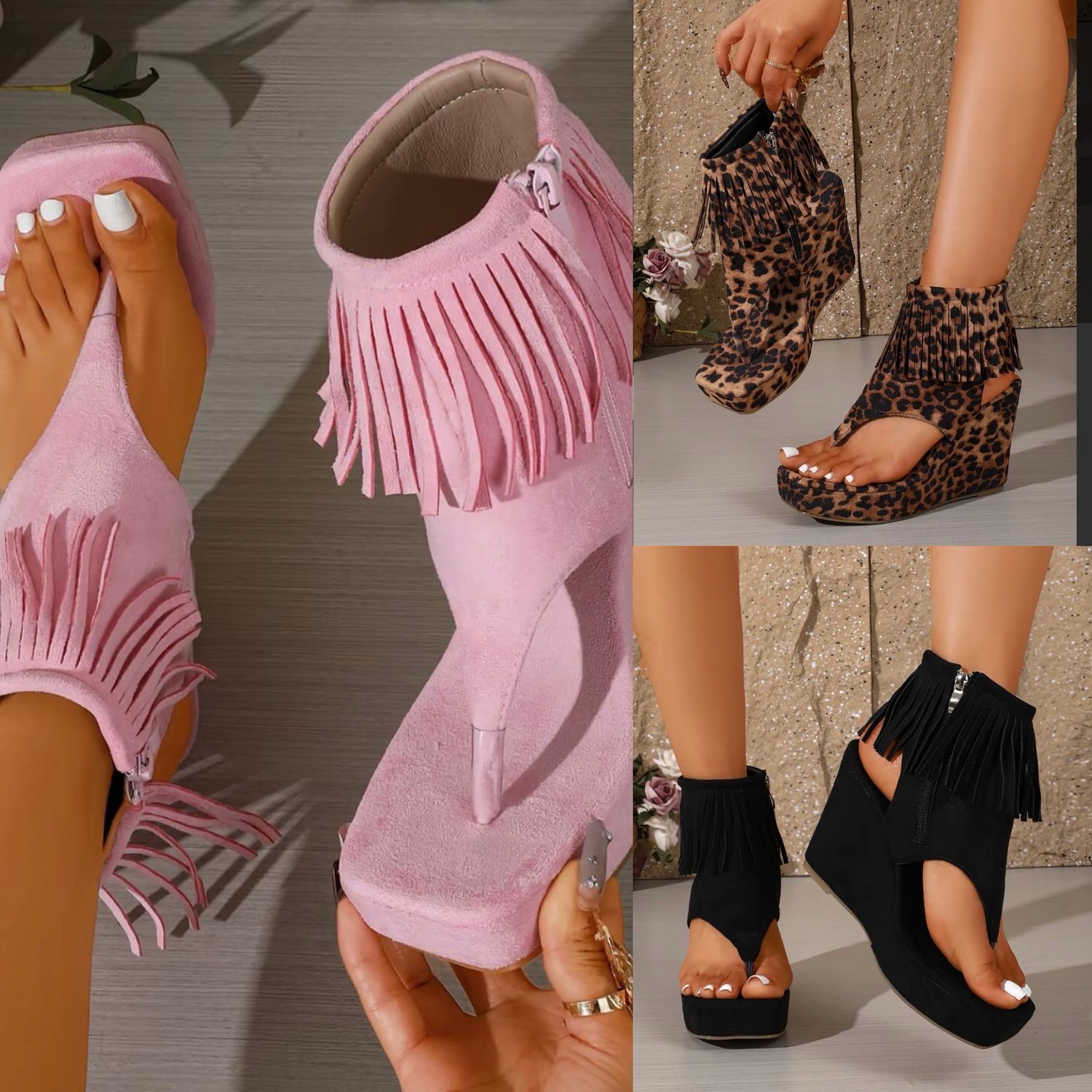 Tassel Wedges