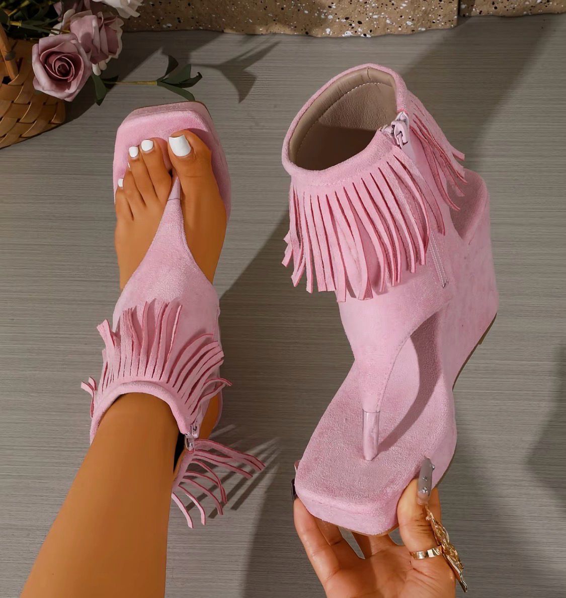 Tassel Wedges