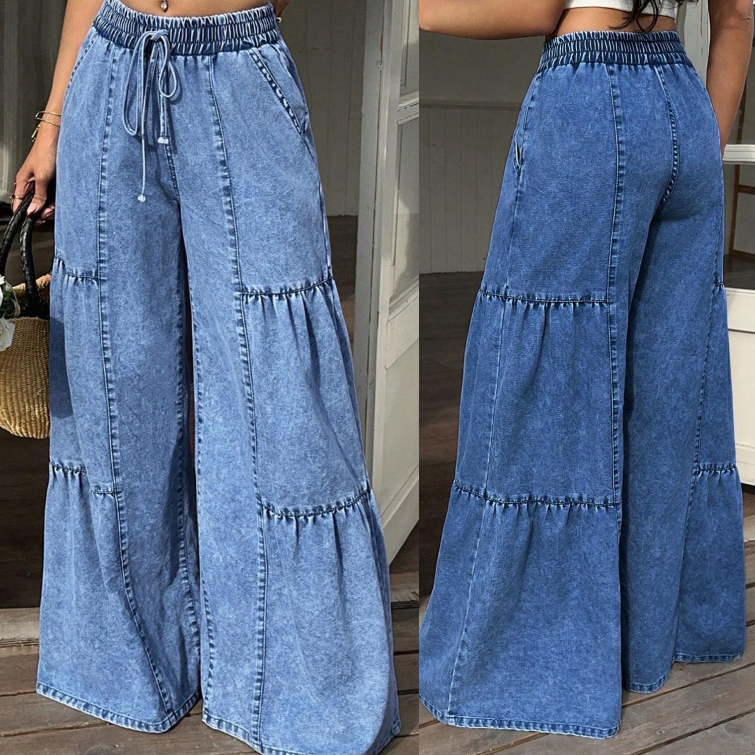Wide Leg Loose Jeans