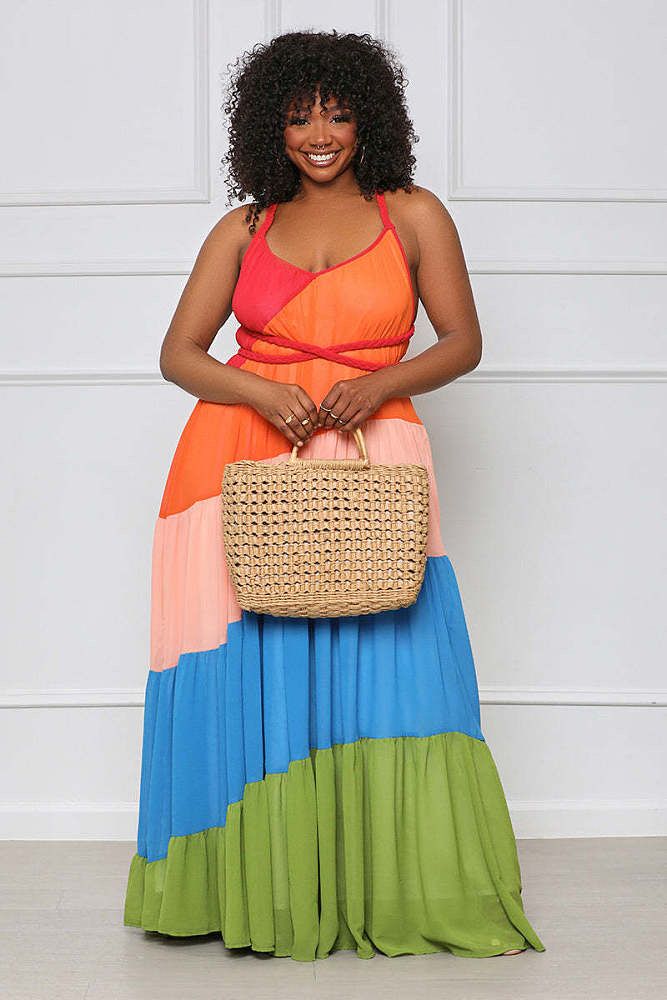 Camille Colorblock Dress