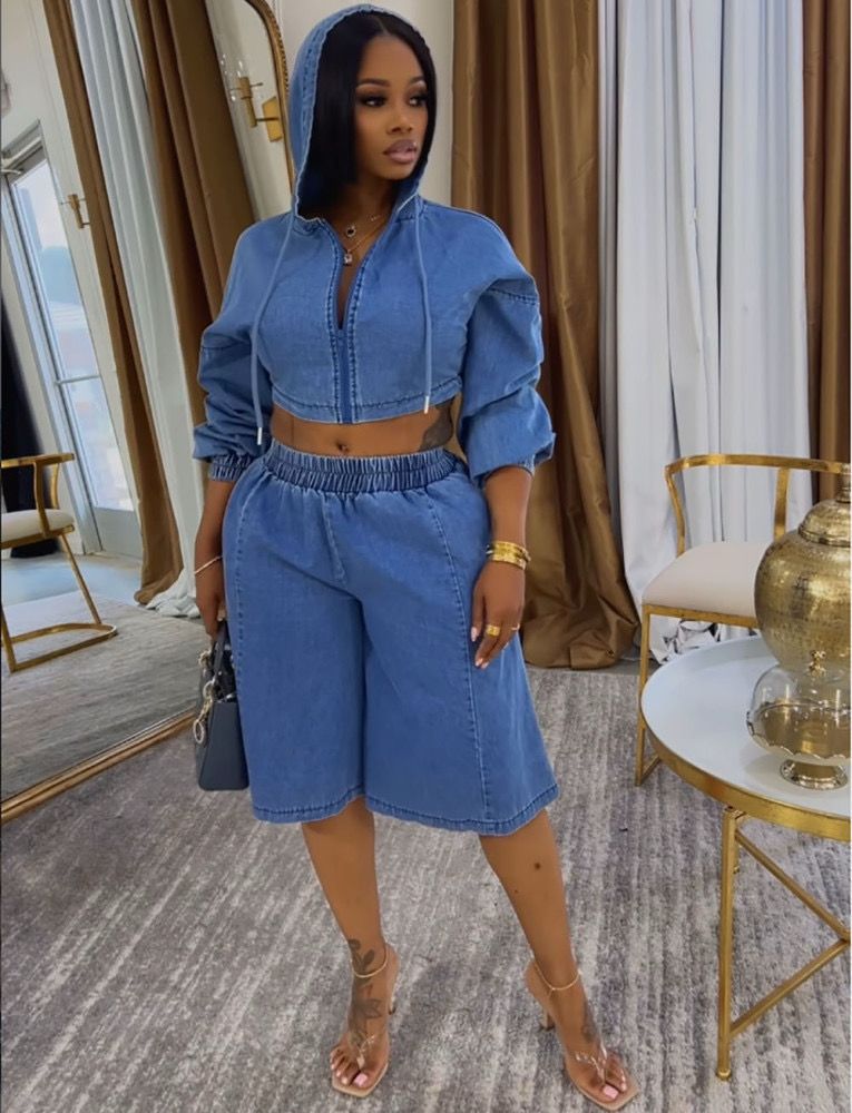 Hooded Shortset