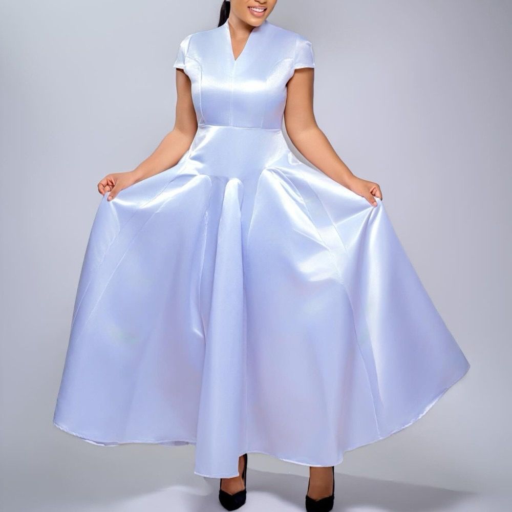 Satin Maxi Dress
