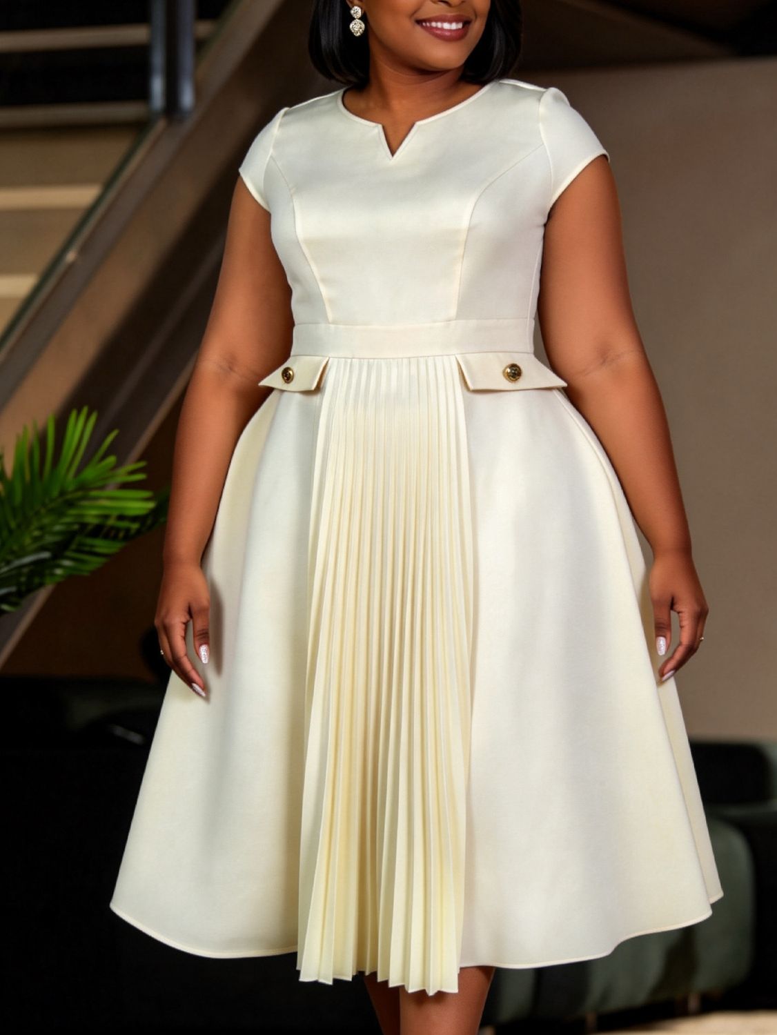 Plus Aline Dress