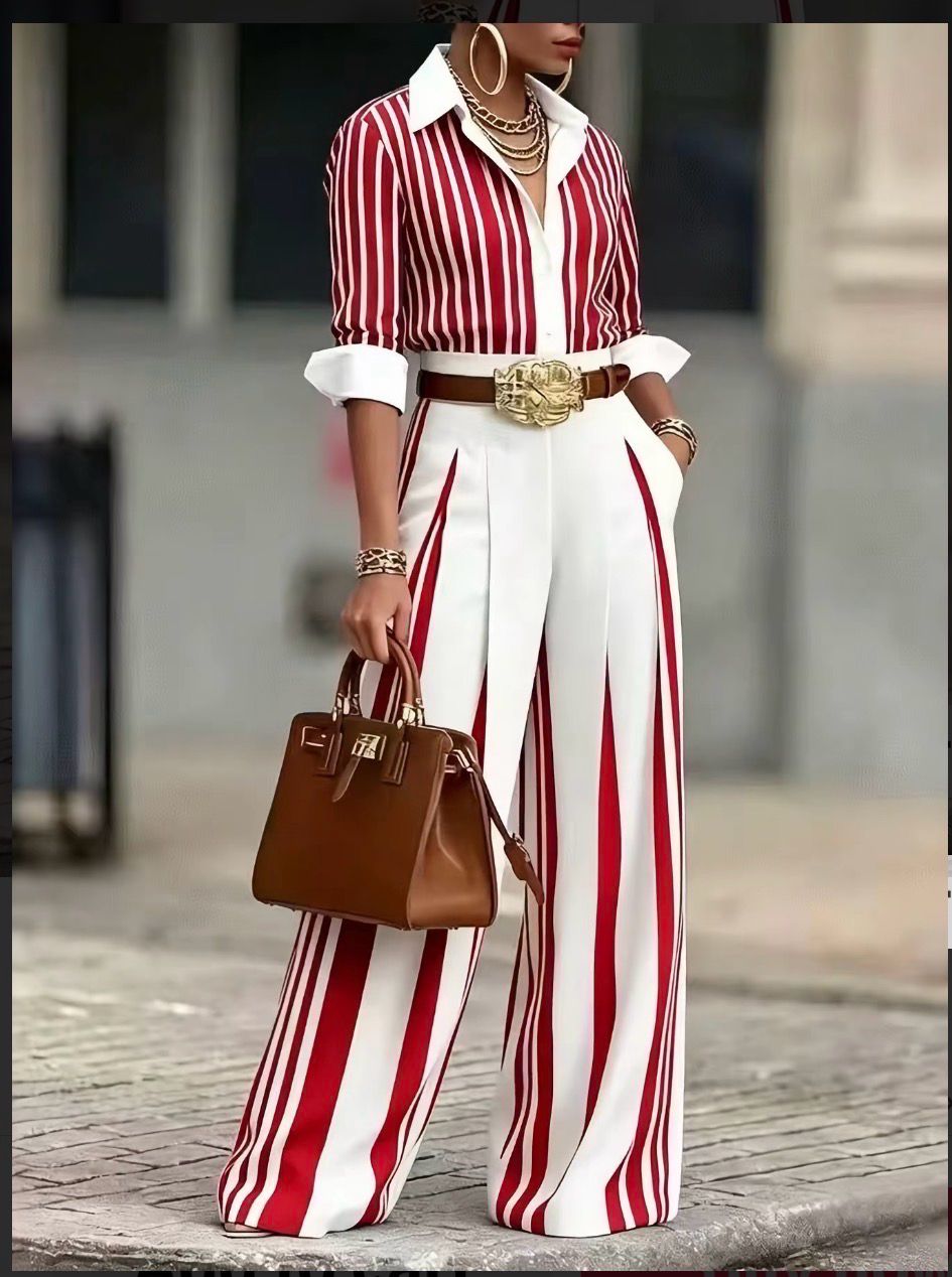 Gia Striped Set