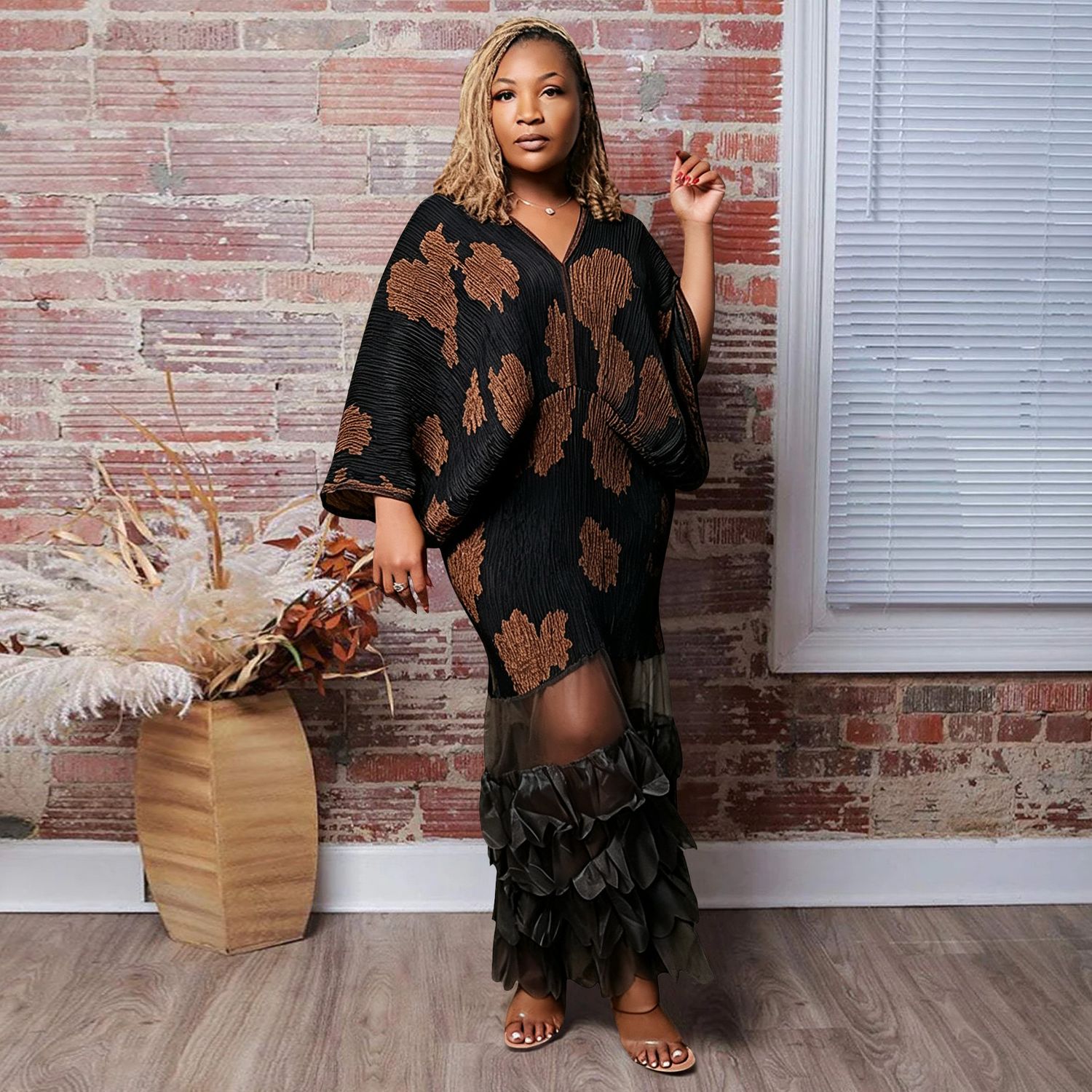 Printed Party Dress