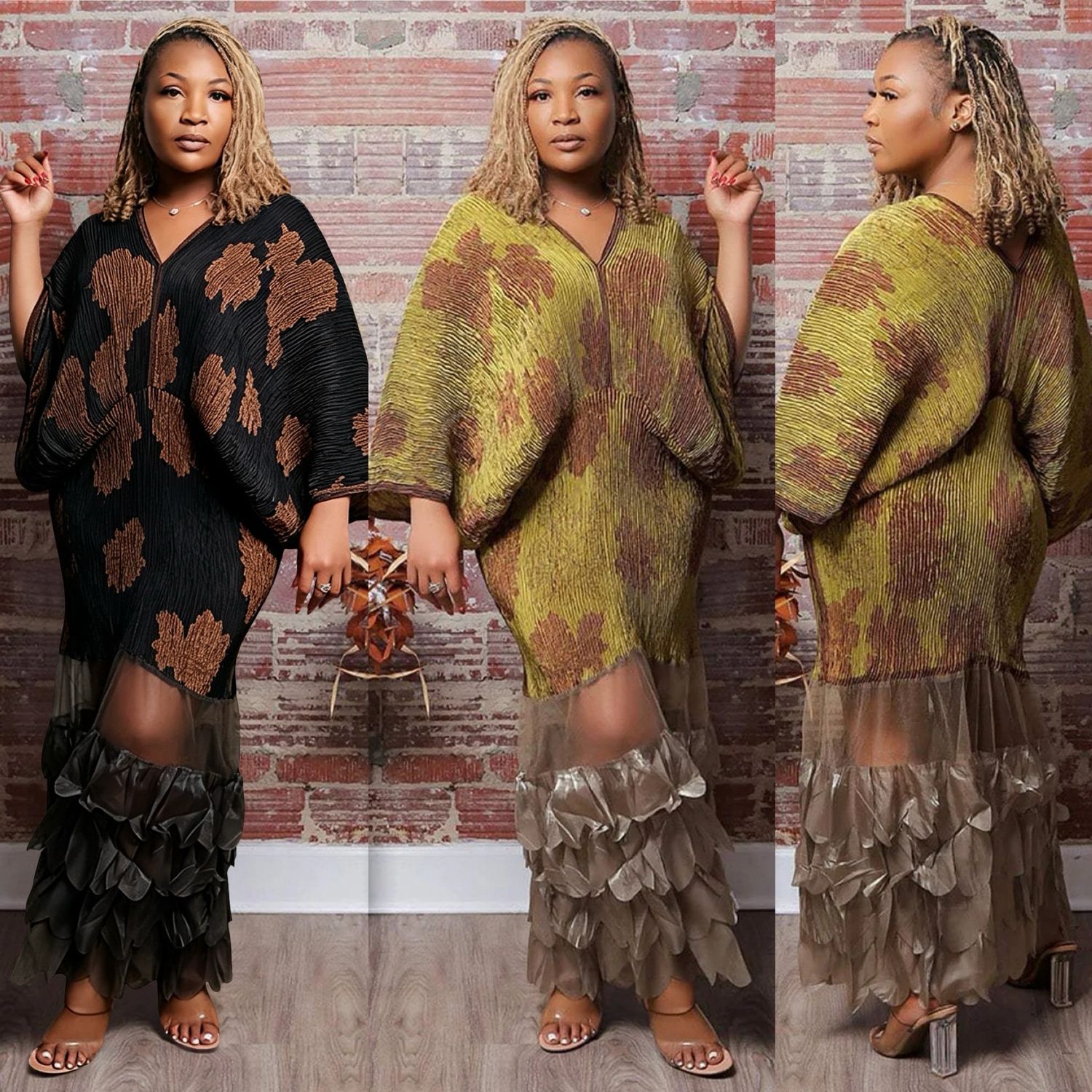 Printed Party Dress