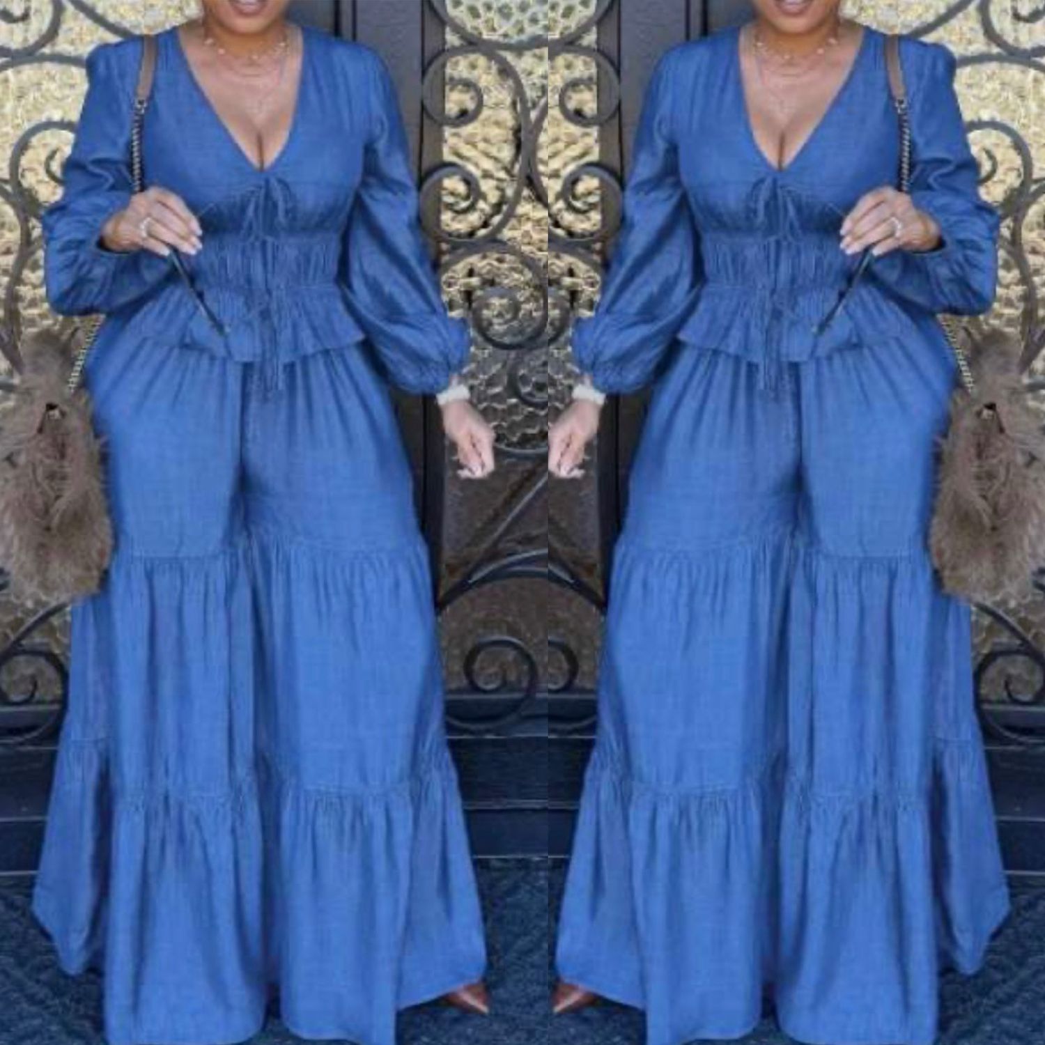 Raquel Denim Set