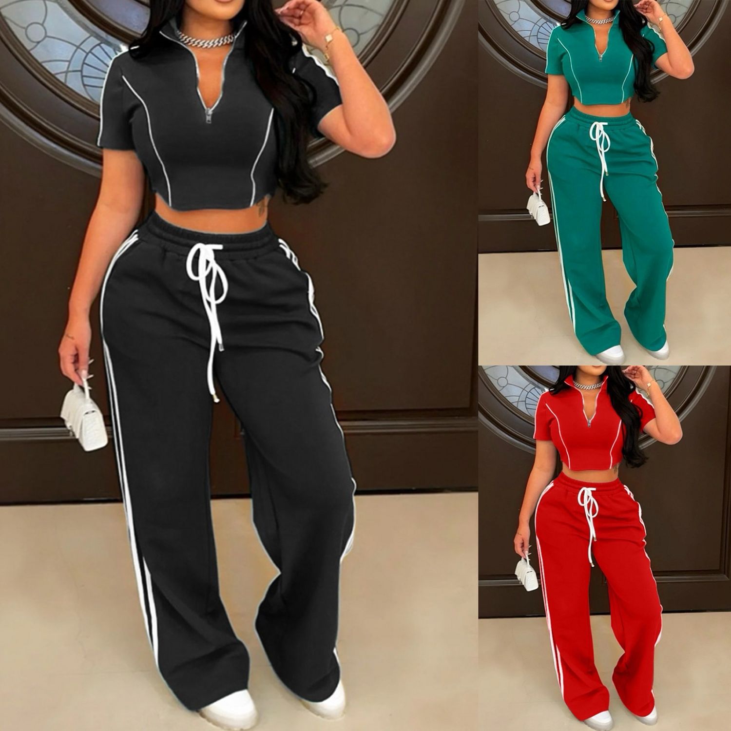 Cropped Casual Set