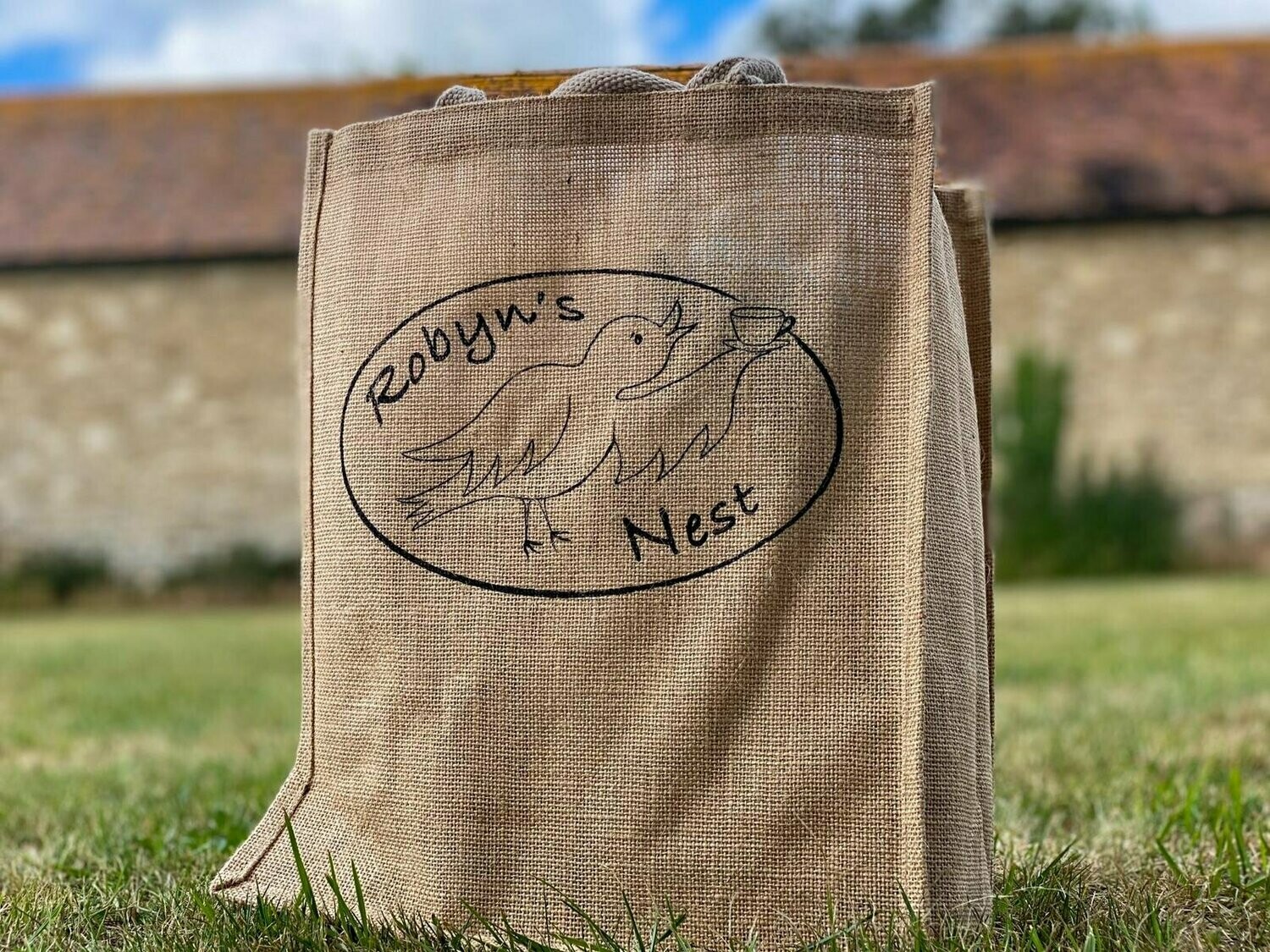 Reusable Hessian Bag