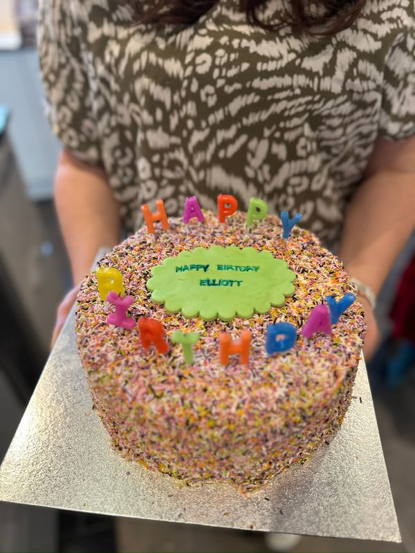 Large Cake with specific icing/decorations