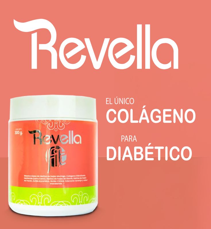 COLÁGENO REVELLA PARA DIABETICO 300 gr.