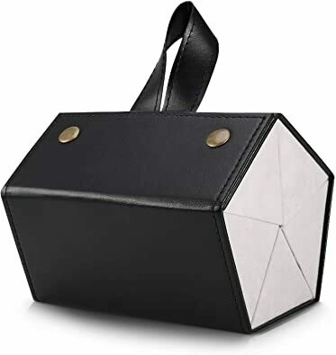 leather multiple glasses storage case