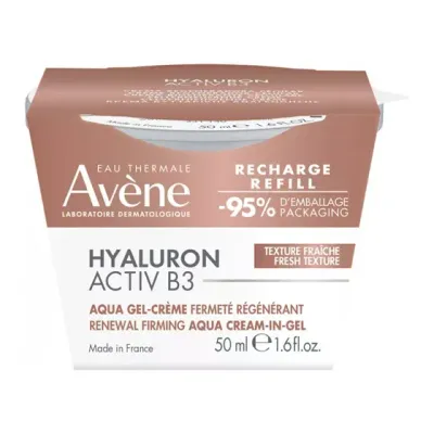 AVENE HYALURON ACTIV B3 AQUA GEL CREMA REGENERADORA CELULAR 1 ENVASE 50 ML ECO-REFILL