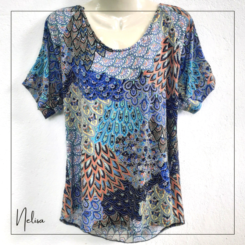 Nelly&#39;s Peacock Casual Tee