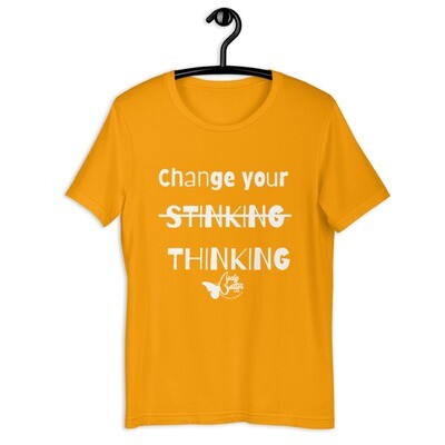 STINKING THINKING_Short-Sleeve Unisex T-Shirt